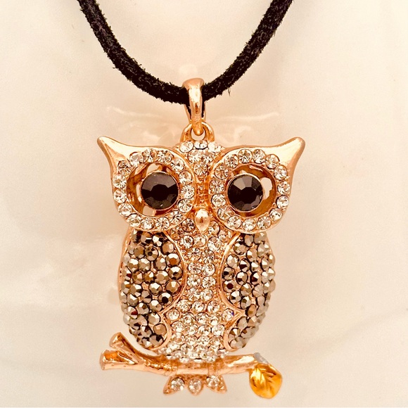 Owl Pendant Necklace - Picture 2 of 14